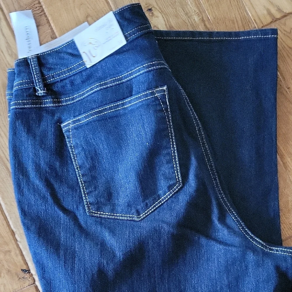 Dressbarn Dark Blue Casual Capri - Size 14W - Picture 5 of 5